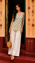 AAFAT - BACKLESS COTTON KURTI