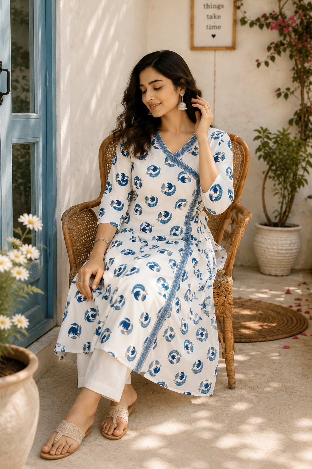 JUGNU - COTTON LONG KURTI