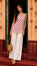 AAFAT - BACKLESS COTTON KURTI
